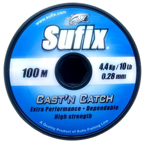 Леска Sufix Cast'n Catch x10 Blue 100м 0.28мм